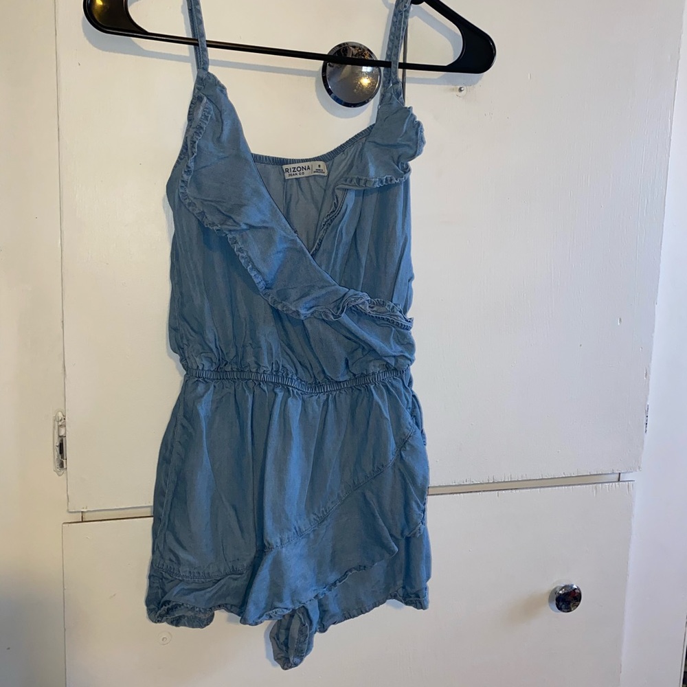 Denim Romper